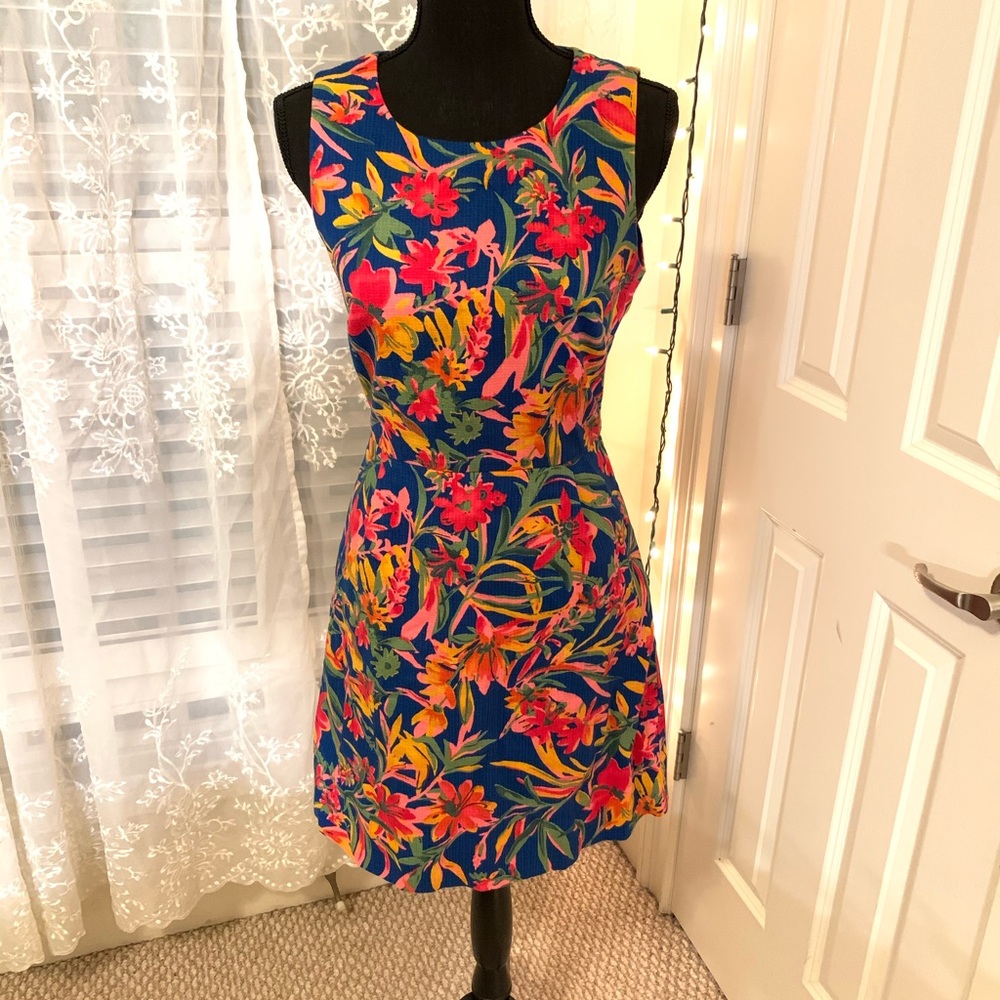 JCrew Floral Print Pencil Dress